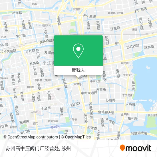 苏州高中压阀门厂经营处地图