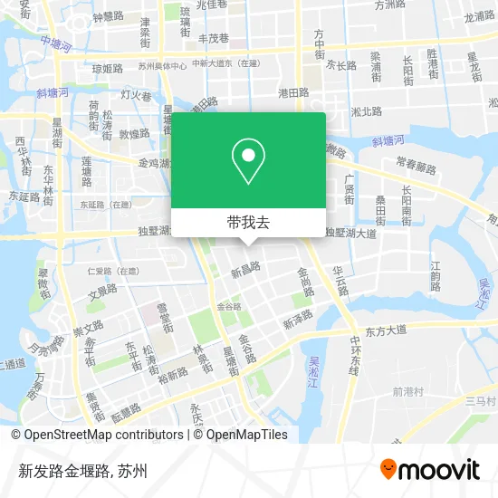 新发路金堰路地图