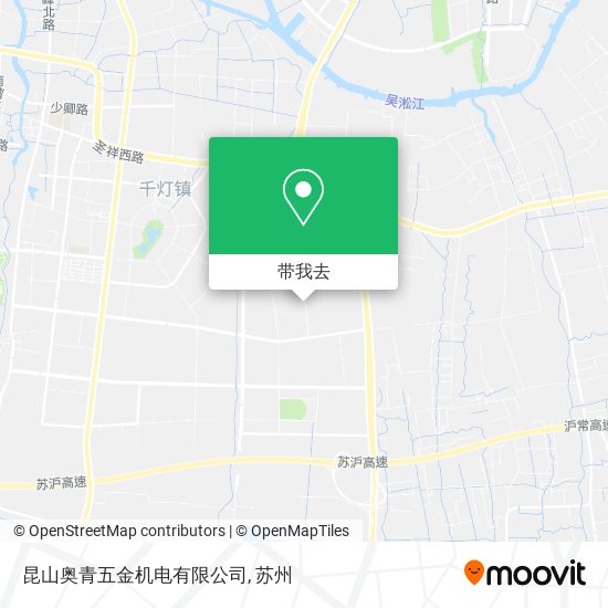 昆山奥青五金机电有限公司地图