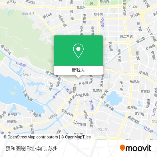 预和医院旧址-南门地图