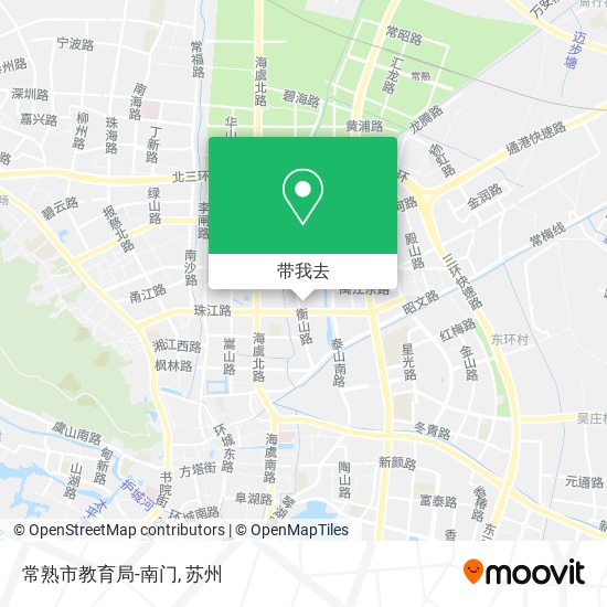 常熟市教育局-南门地图