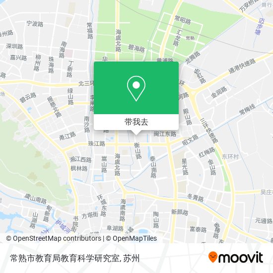 常熟市教育局教育科学研究室地图