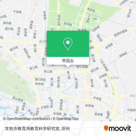 常熟市教育局教育科学研究室地图
