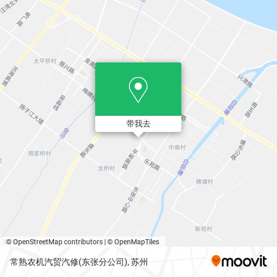 常熟农机汽贸汽修(东张分公司)地图