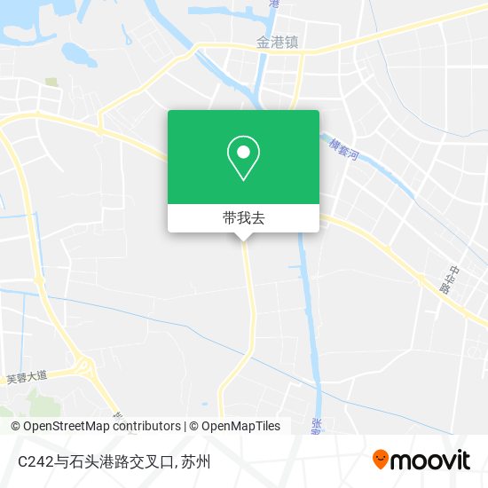 C242与石头港路交叉口地图