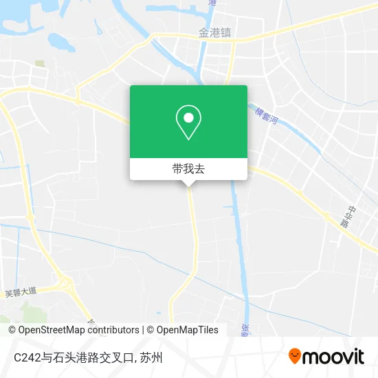 C242与石头港路交叉口地图