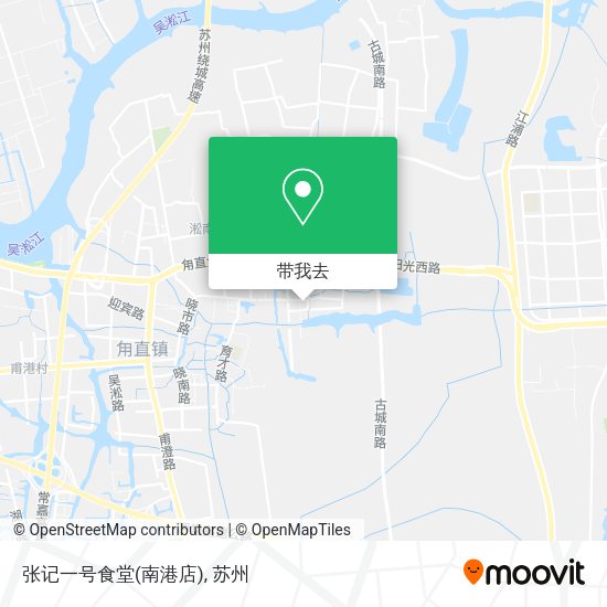 张记一号食堂(南港店)地图