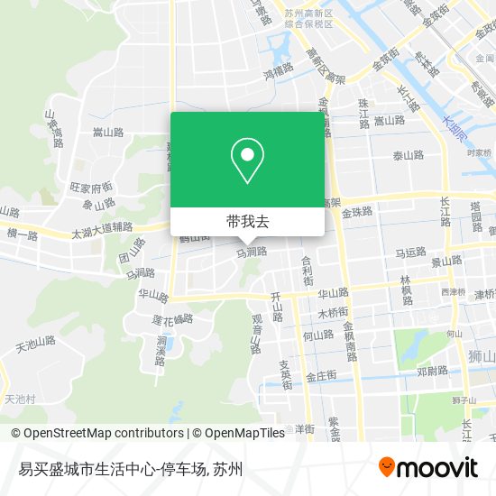 易买盛城市生活中心-停车场地图