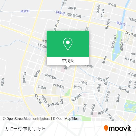 万红一村-东北门地图