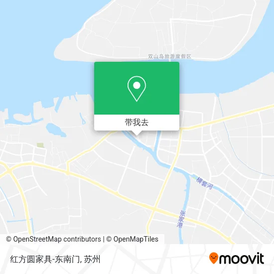 红方圆家具-东南门地图