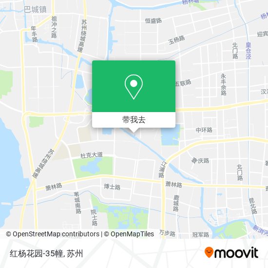 红杨花园-35幢地图