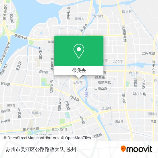 苏州市吴江区公路路政大队地图