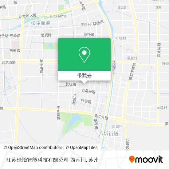 江苏绿怡智能科技有限公司-西南门地图