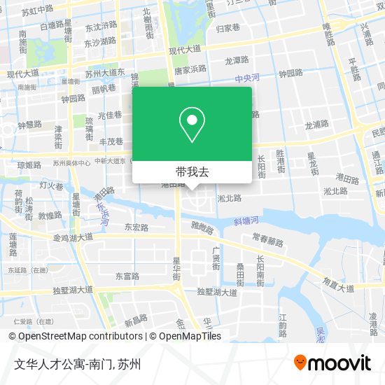 文华人才公寓-南门地图