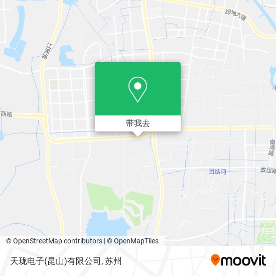 天珑电子(昆山)有限公司地图