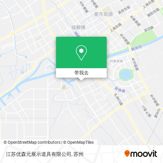 江苏优森元展示道具有限公司地图