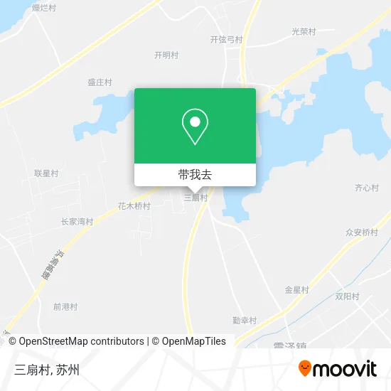 三扇村地图