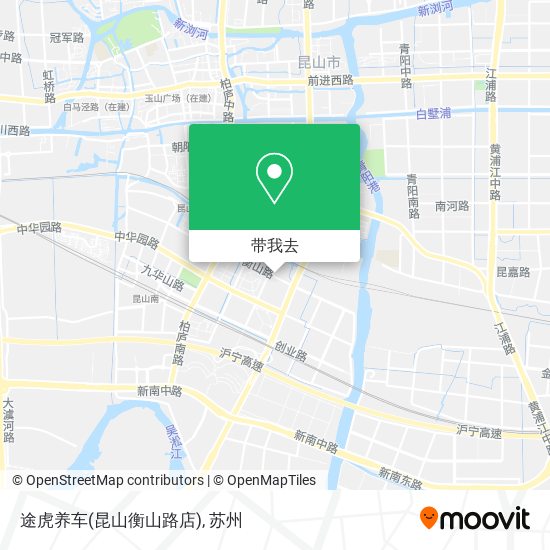 途虎养车(昆山衡山路店)地图