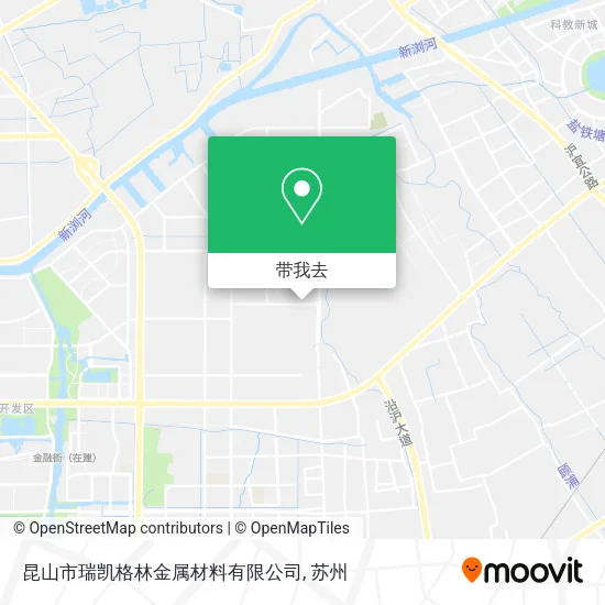 昆山市瑞凯格林金属材料有限公司地图