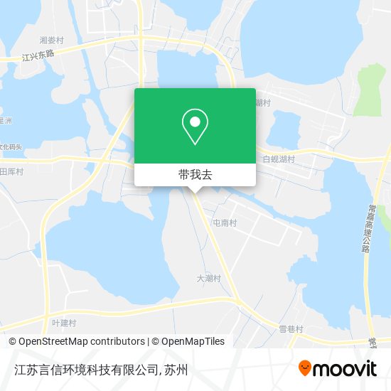 江苏言信环境科技有限公司地图