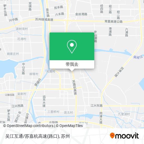 吴江互通/苏嘉杭高速(路口)地图