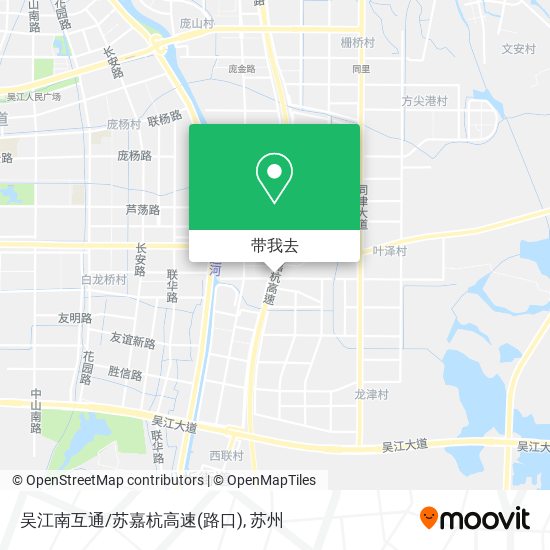 吴江南互通/苏嘉杭高速(路口)地图
