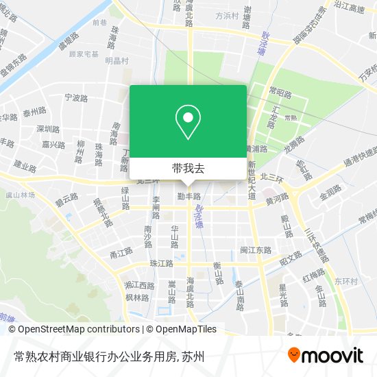 常熟农村商业银行办公业务用房地图