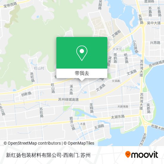 新红扬包装材料有限公司-西南门地图