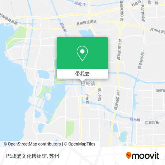 巴城蟹文化博物馆地图