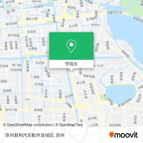 苏州新利汽车配件直销店地图