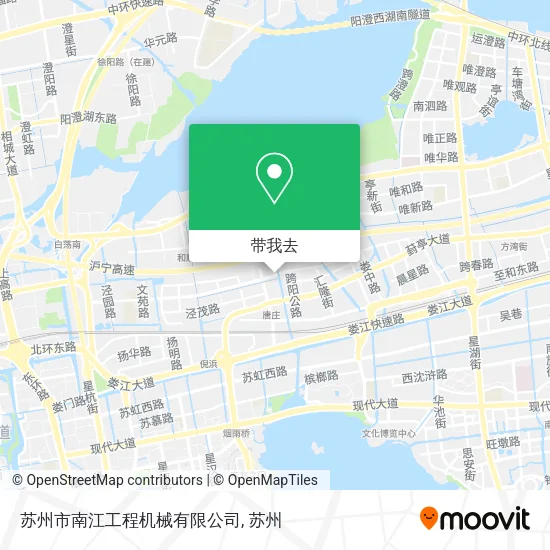 苏州市南江工程机械有限公司地图