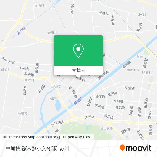 中通快递(常熟小义分部)地图