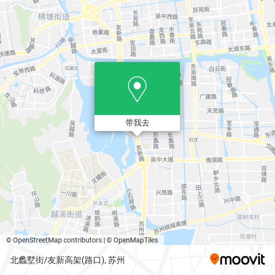 北蠡墅街/友新高架(路口)地图