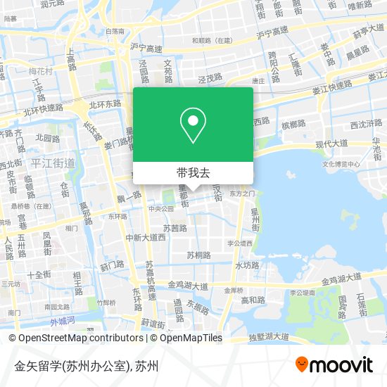 金矢留学(苏州办公室)地图