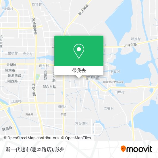 新一代超市(思本路店)地图