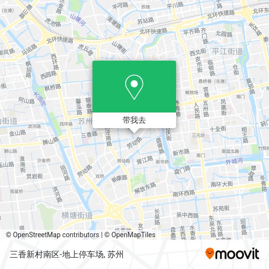 三香新村南区-地上停车场地图