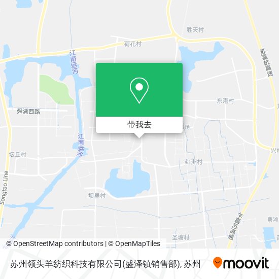 苏州领头羊纺织科技有限公司(盛泽镇销售部)地图