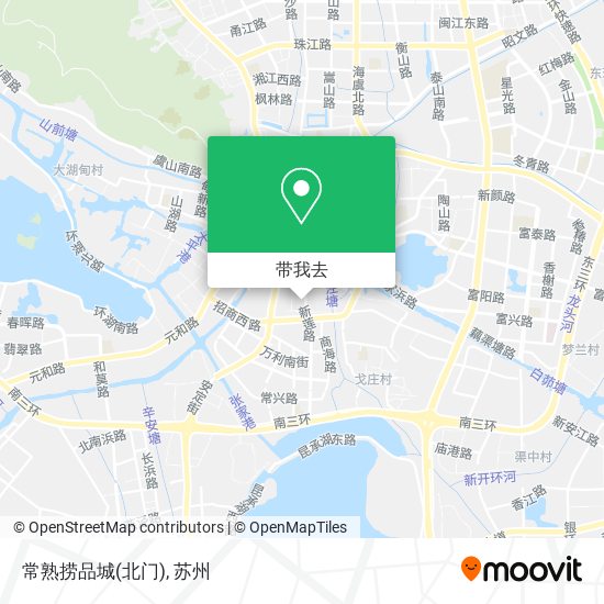 常熟捞品城(北门)地图