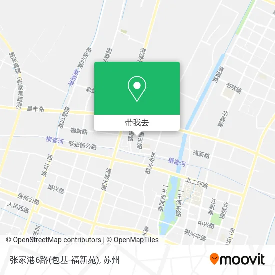 张家港6路(包基-福新苑)地图