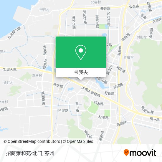 招商雍和苑-北门地图