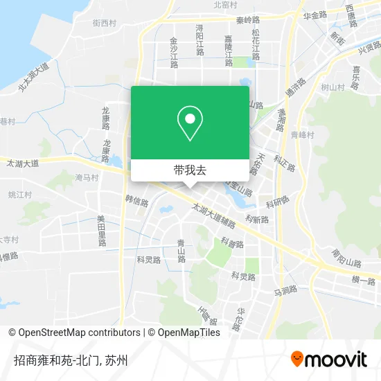 招商雍和苑-北门地图