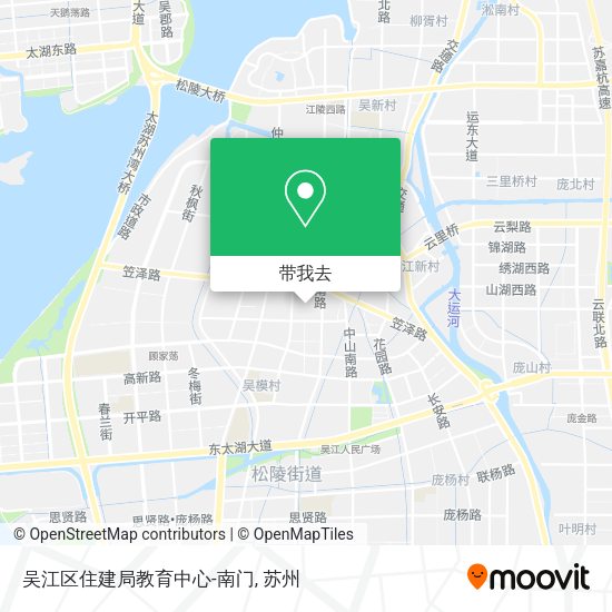 吴江区住建局教育中心-南门地图