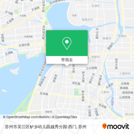 苏州市吴江区鲈乡幼儿园越秀分园-西门地图