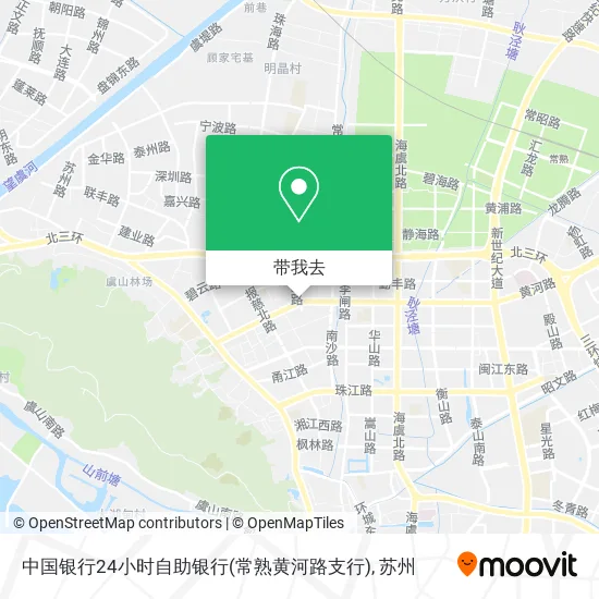 中国银行24小时自助银行(常熟黄河路支行)地图