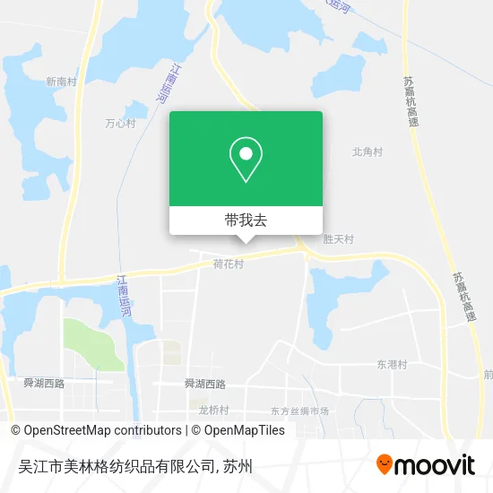 吴江市美林格纺织品有限公司地图