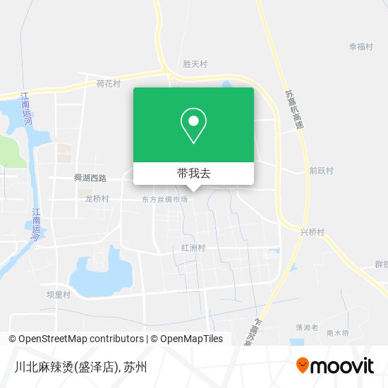 川北麻辣烫(盛泽店)地图
