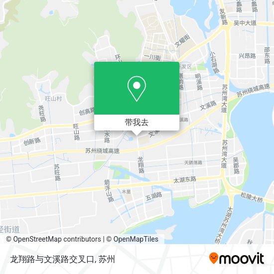 龙翔路与文溪路交叉口地图