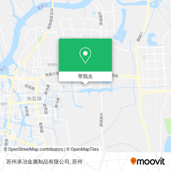 苏州承冶金属制品有限公司地图
