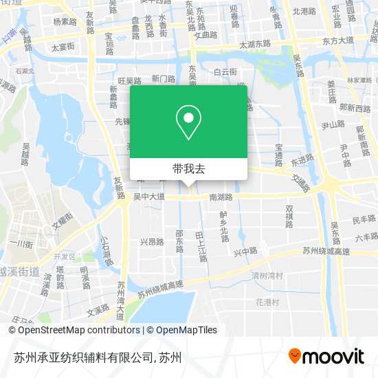 苏州承亚纺织辅料有限公司地图