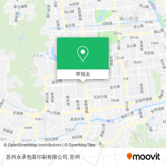 苏州永承包装印刷有限公司地图